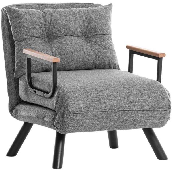 Fauteuil convertible en tissu Sando