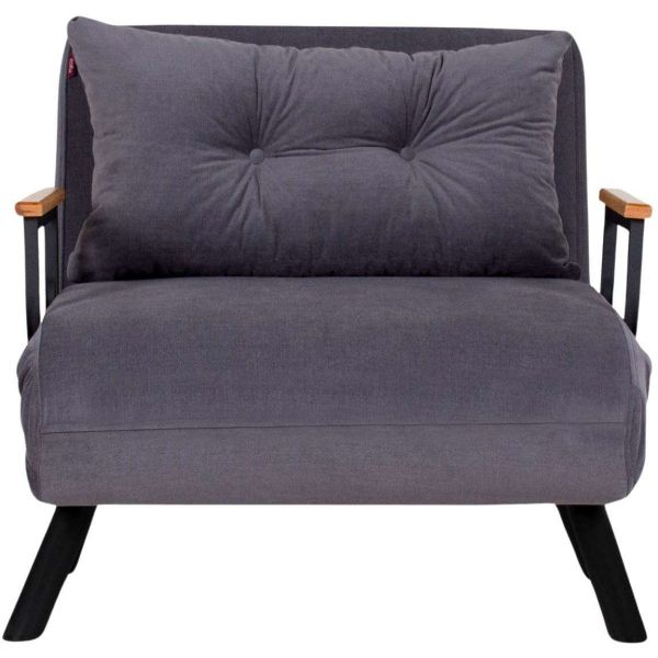 Fauteuil convertible en tissu Sando - 5