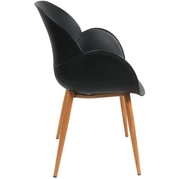 Fauteuil coque en polypropylène Oscar (Lot de 2) - 109