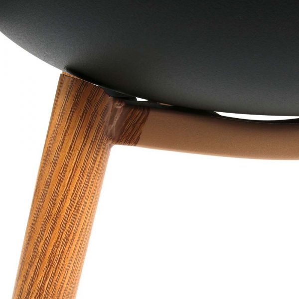 Fauteuil coque en polypropylène Oscar (Lot de 2) - 7
