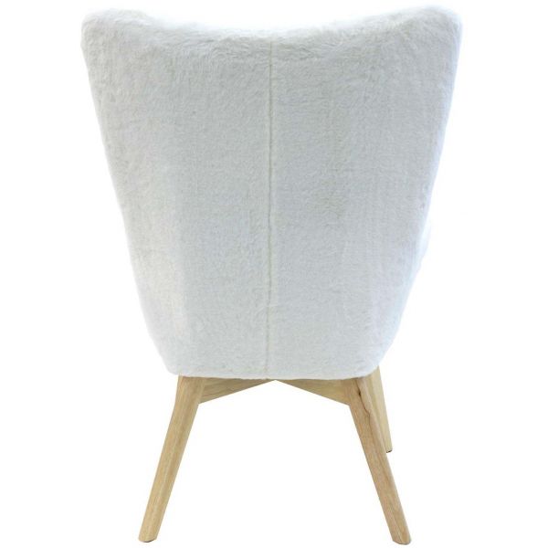 Fauteuil cosy imitation fourrure Helsinki - CMP-2043