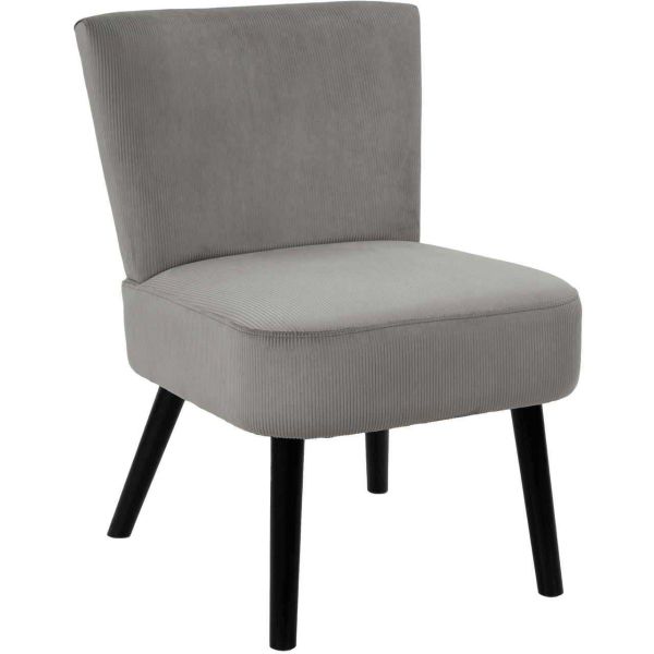 Fauteuil crapaud en velours côtelé Giulia - CMP-5156