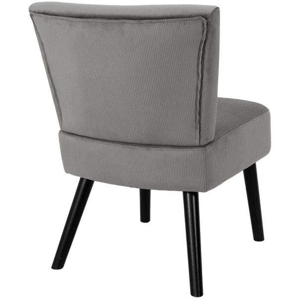 Fauteuil crapaud en velours côtelé Giulia - 5