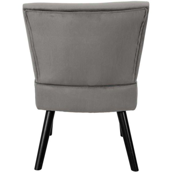 Fauteuil crapaud en velours côtelé Giulia - 6
