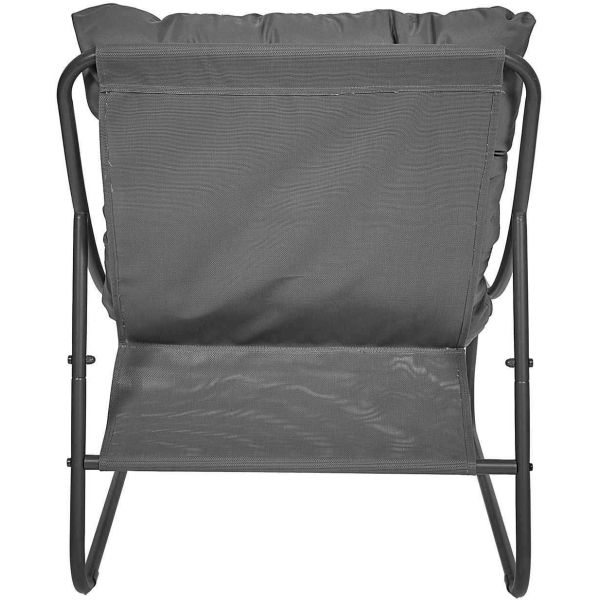 Fauteuil détente de jardin en métal Dolce vita - 5