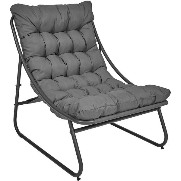 Fauteuil détente de jardin en métal Dolce vita
