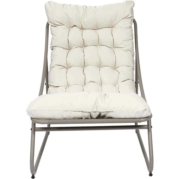 Fauteuil détente de jardin en métal Dolce vita - CMP-5272