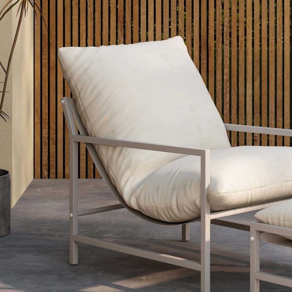 Fauteuil détente avec repose pieds Corso - 7