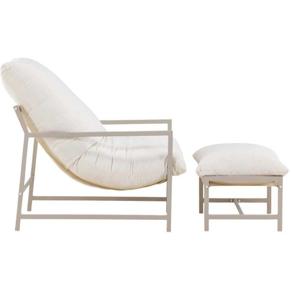 Fauteuil détente avec repose pieds Corso - VEN-1003