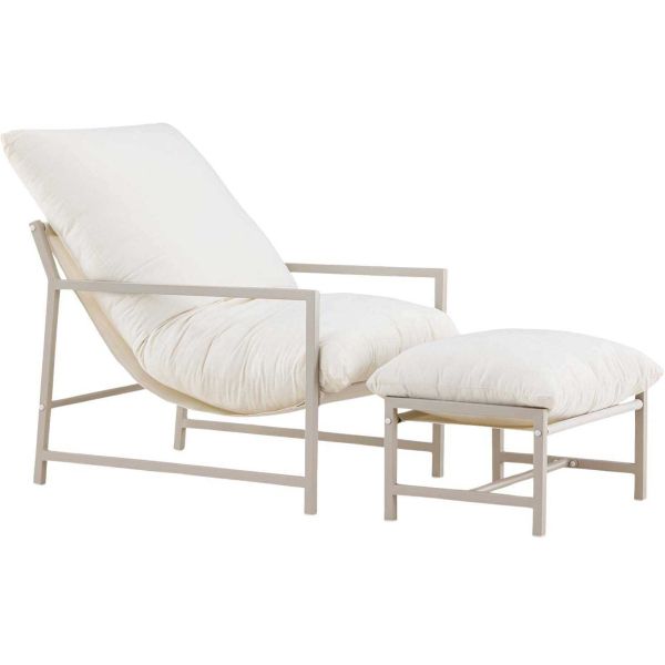 Fauteuil détente avec repose pieds Corso