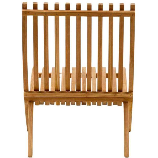Fauteuil détente en teck Kenya - 289