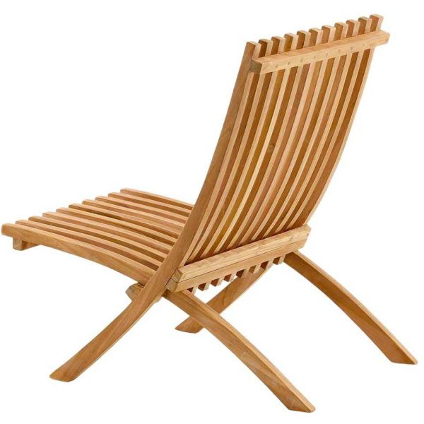 Fauteuil détente en teck Kenya - 5