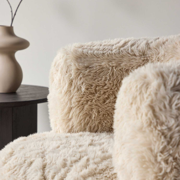 Fauteuil détente en tissu 87 x 82 x 72 cm Gert - 8