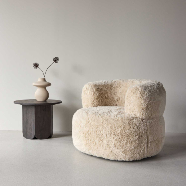 Fauteuil détente en tissu 87 x 82 x 72 cm Gert - VENTURE HOME