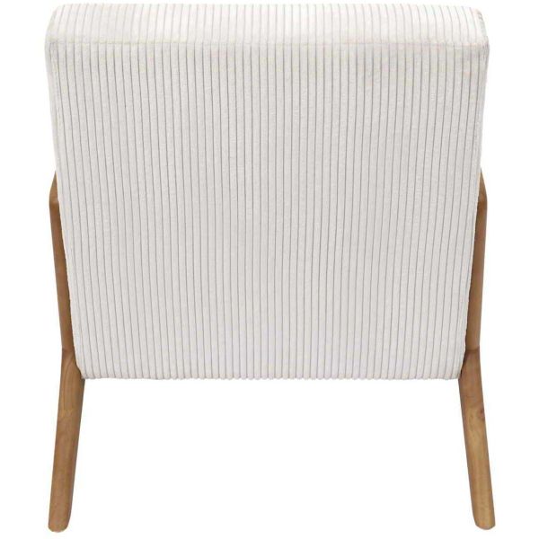 Fauteuil détente en velours côtelé Scott - 5