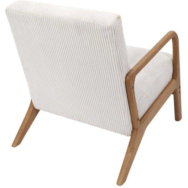 Fauteuil détente en velours côtelé Scott - 6