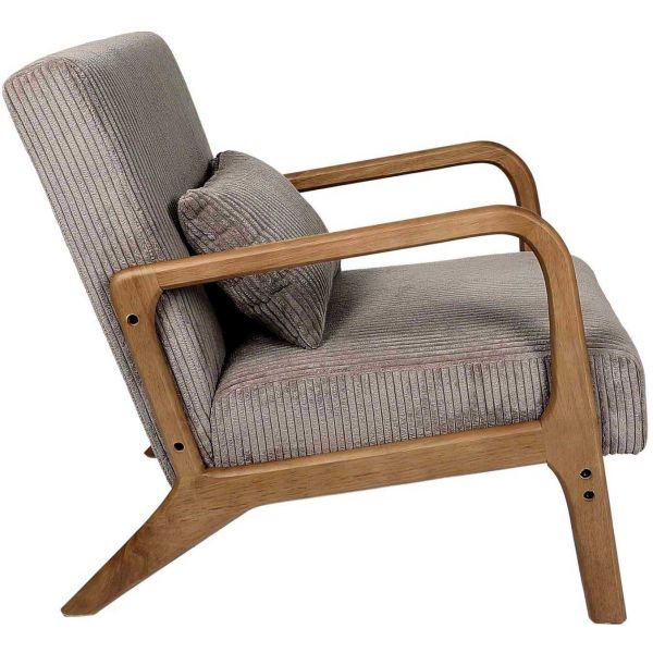 Fauteuil détente en velours côtelé Scott - 199
