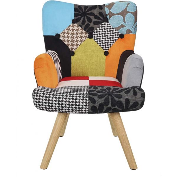 Fauteuil enfant patchwork Helsinki - THE HOME DECO KIDS