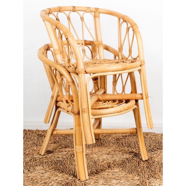 Fauteuil enfant en rotin Côme - 7