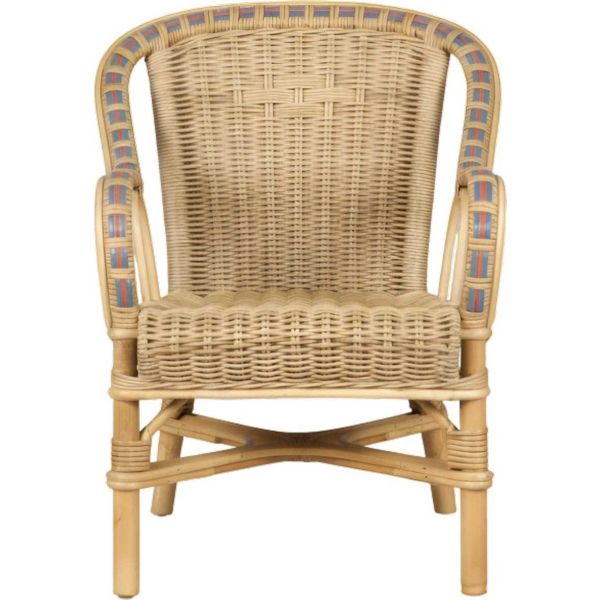 Fauteuil enfant en rotin Crapaud - AUB-1370