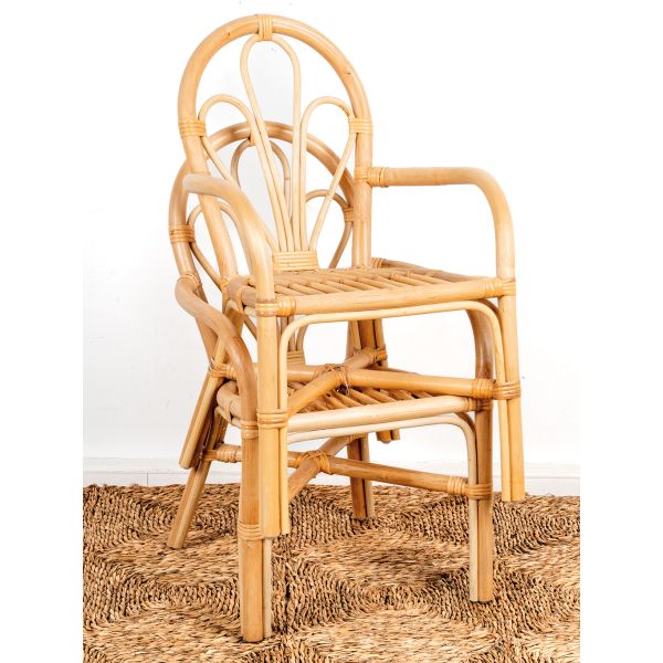 Fauteuil enfant en rotin Joseph - 8