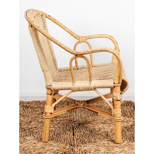 Fauteuil enfant en rotin Loni - 5