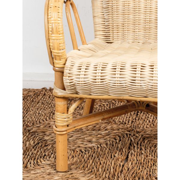 Fauteuil enfant en rotin Loni - 7