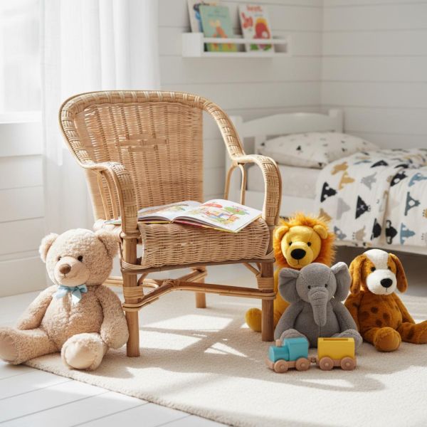 Fauteuil enfant en rotin Loni - AUBRY GASPARD