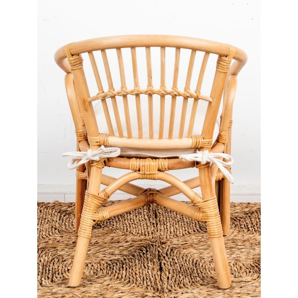 Fauteuil enfant en rotin Teo - 6