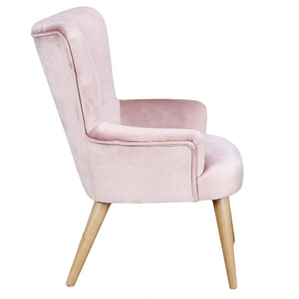 Fauteuil enfant en velours Helsinki - 109