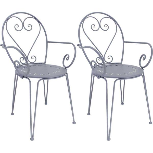 Fauteuil en fer Belle Époque