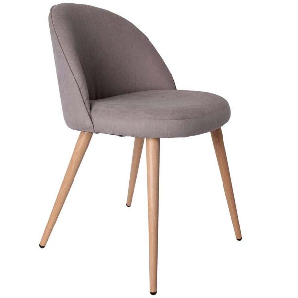 Fauteuil Gris Style Scandinave Vintage