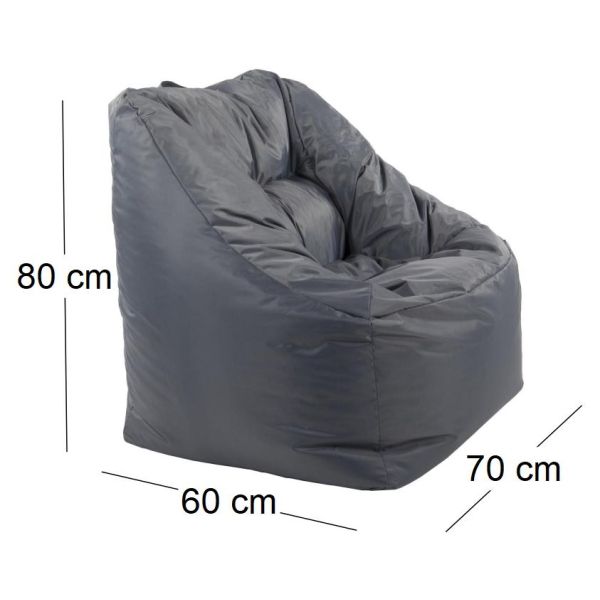 Fauteuil intérieur extérieur 70 x 60 x 80 cm Marco - 5