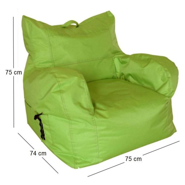 Fauteuil intérieur extérieur en polyester Alex - 42,64