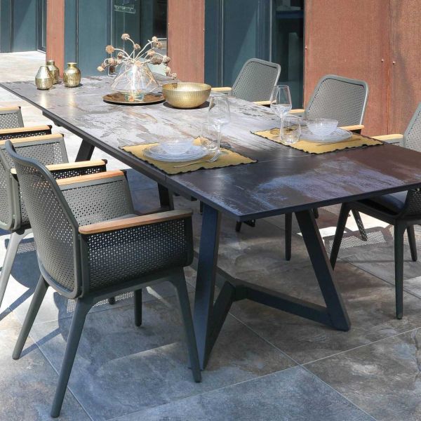 Fauteuil de jardin en aluminium monobloc Maestro - Océo by Proloisirs