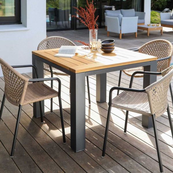 Fauteuil de jardin en aluminium et résine Capri - Océo by Proloisirs