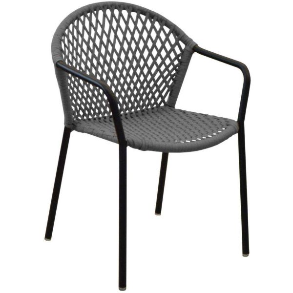 Fauteuil de jardin en aluminium et résine Capri