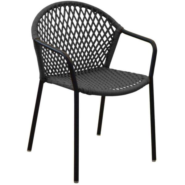Fauteuil de jardin en aluminium et résine Capri