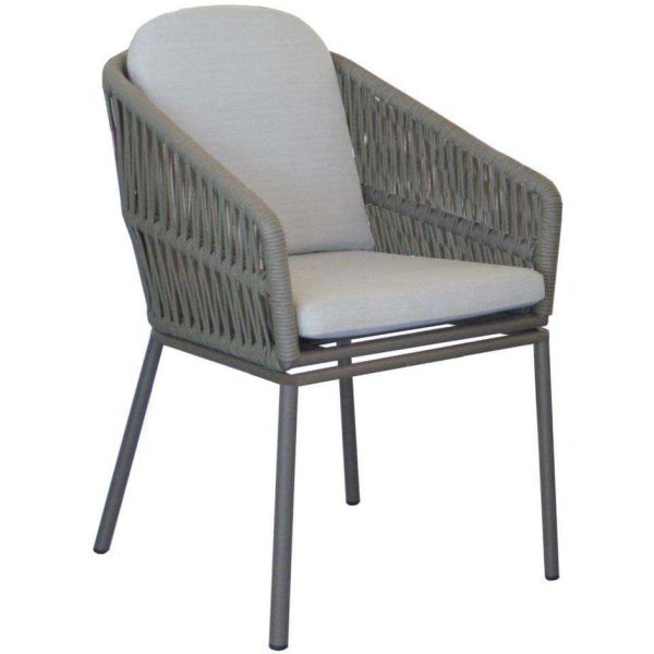 Fauteuil de jardin en aluminium et résine synthétique Iris