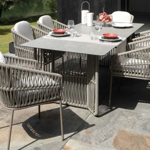 Fauteuil de jardin en aluminium et résine synthétique Iris - Océo by Proloisirs