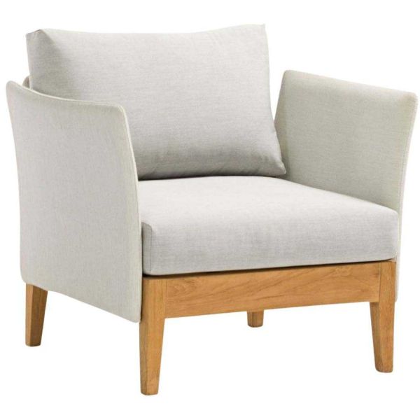 Fauteuil de jardin en aluminium et tissu Welcome
