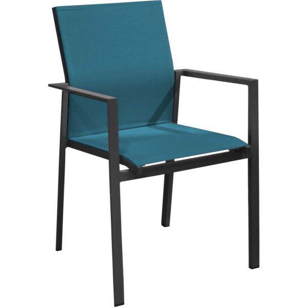 Fauteuil de jardin empilable Delia