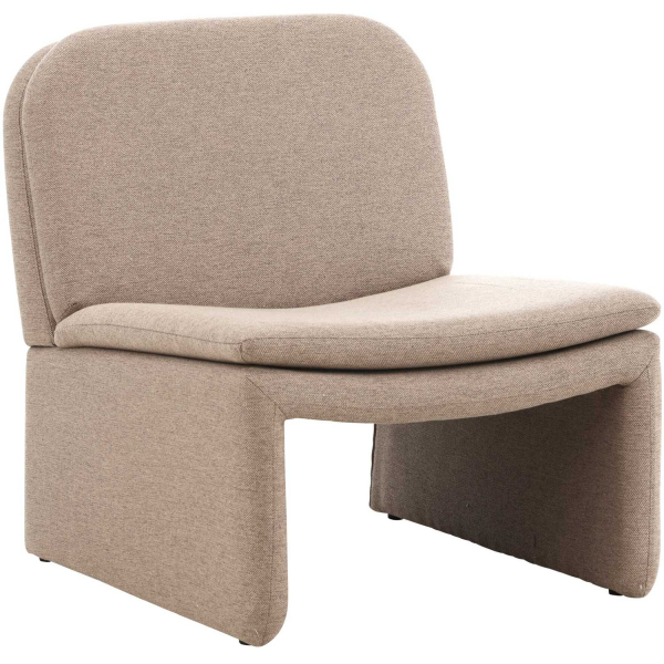 Fauteuil en lin Bonn 80 x 70 x 82 cm