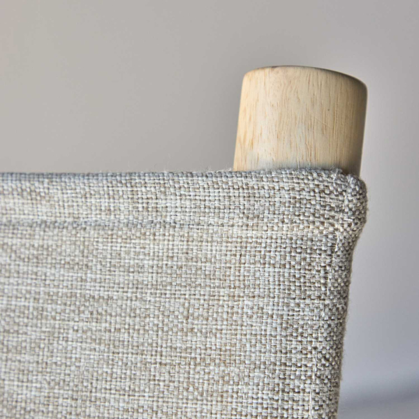 Fauteuil lounge en bois de manguier Millo - 7