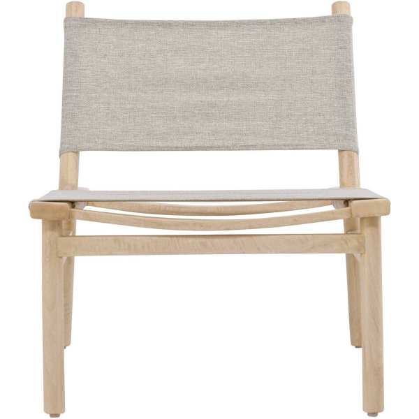 Fauteuil lounge en bois de manguier Millo - VEN-1116