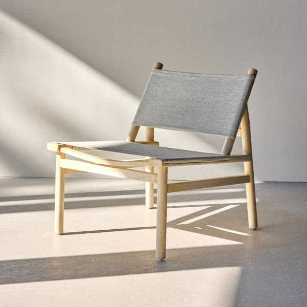 Fauteuil lounge en bois de manguier Millo - VENTURE HOME