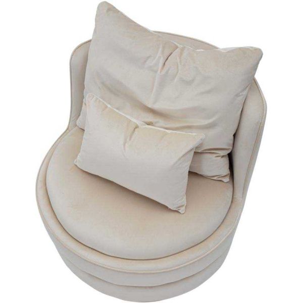 Fauteuil lounge en tissu Paris 84 x 72 cm - 7