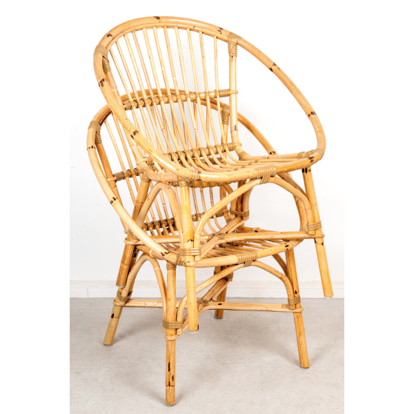 Fauteuil en manau Coque - AUBRY GASPARD