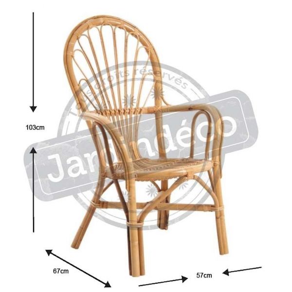 Fauteuil en manau Exelum - AUBRY GASPARD