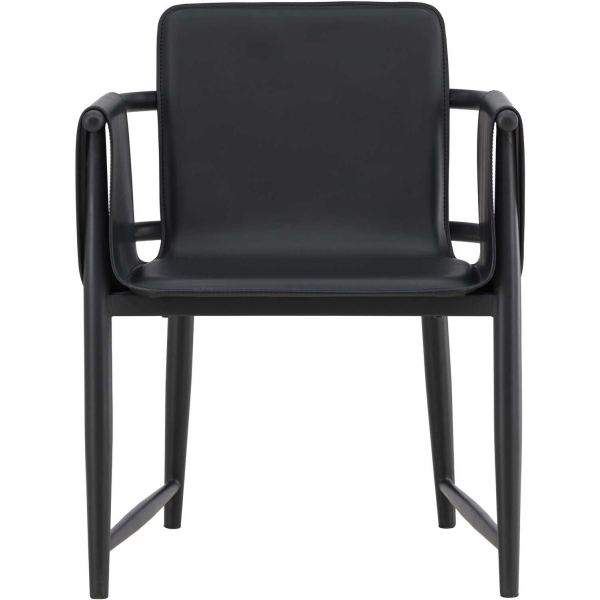 Fauteuil en métal et polyuréthane Bjäre 60 x 61 x 78 cm - VEN-1160